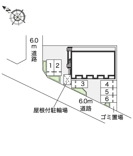 ★手数料０円★野洲市西河原　月極駐車場（LP）